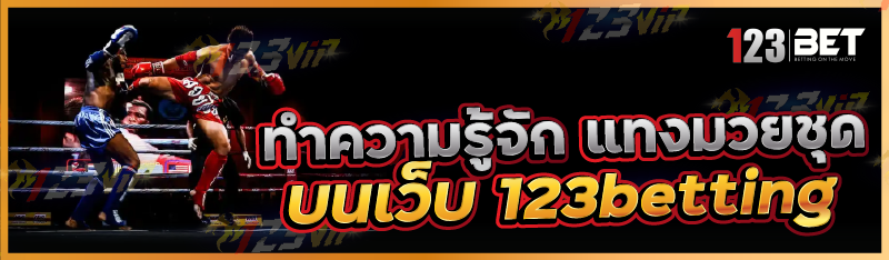 ทำความรู้จัก แทงมวยชุด บนเว็บ 123betting